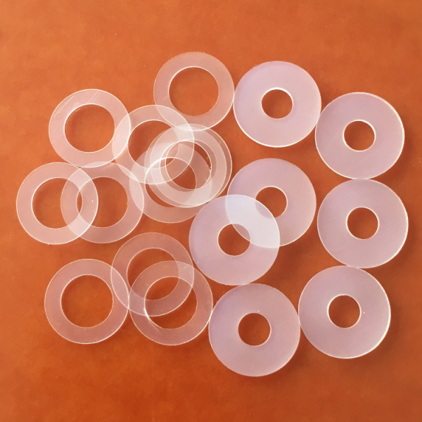 White nylon gasket