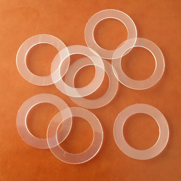 White nylon gasket