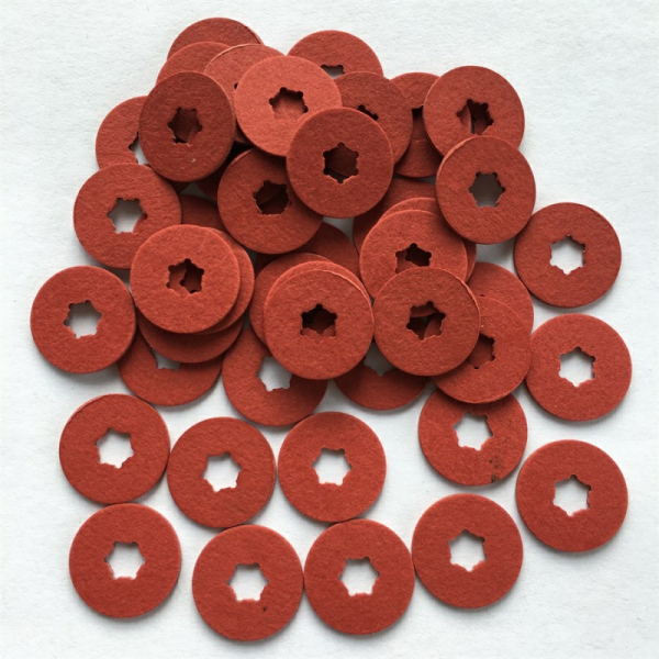 Red Steel Paper Gasket