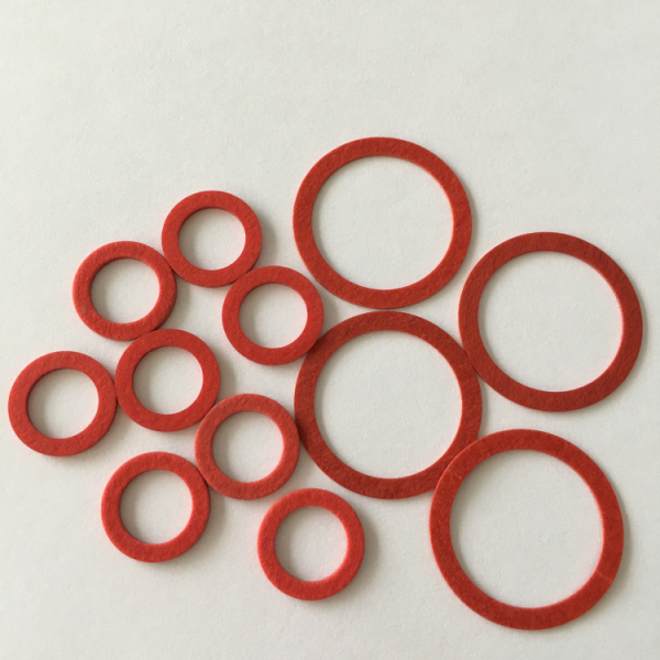 Red Steel Paper Gasket