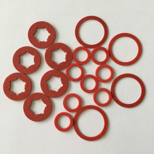 Red Steel Paper Gasket