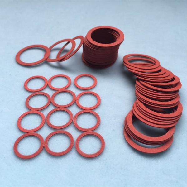 Red Steel Paper Gasket