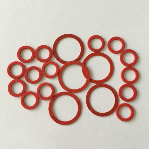 Red Steel Paper Gasket